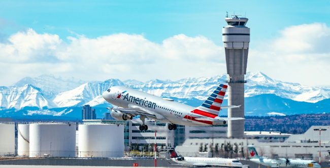 American Airlines plane