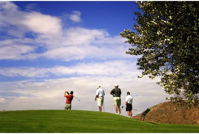 Golf with buddies