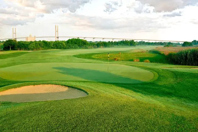 The Club course at Savannah Harbor, part of Westin