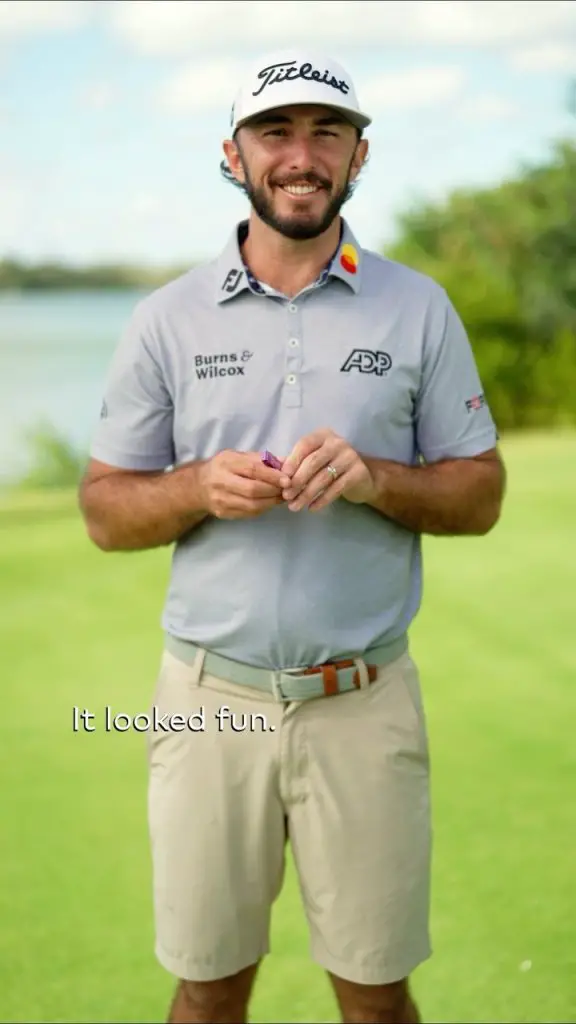 Collared shirt + shorts golf outfit for summer